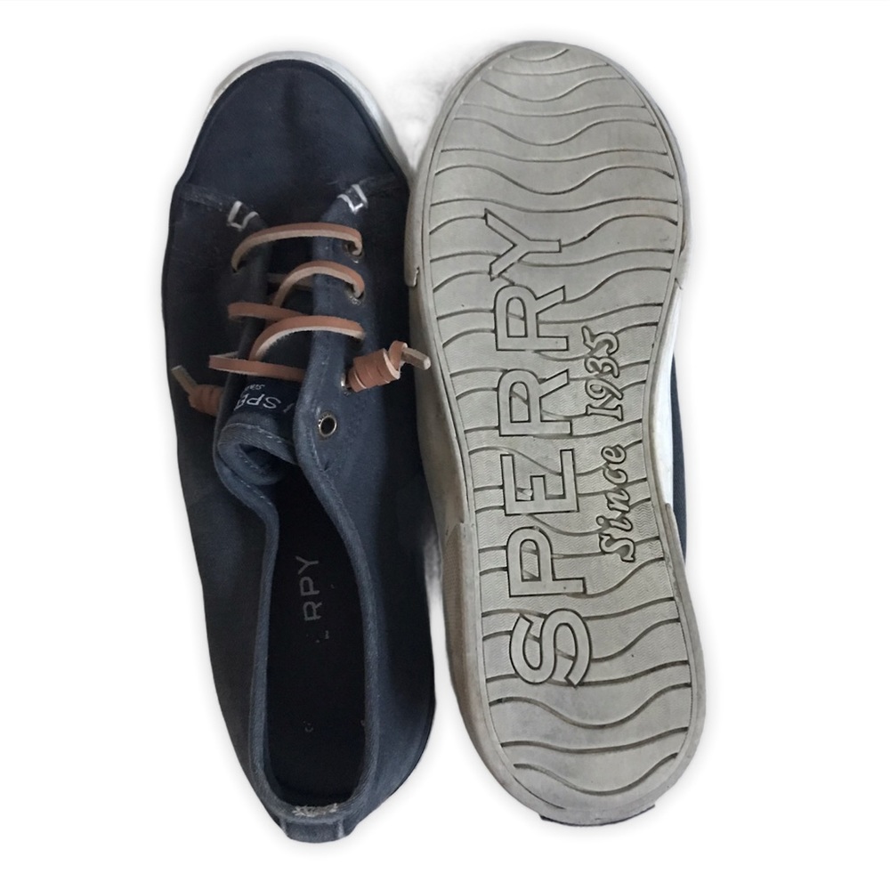 Sperry Pier Wave Slip On Canvas Memory Foam Shoe - Picture 6 of 8